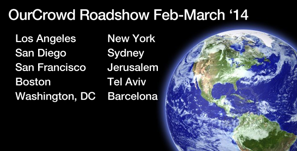 OurCrowd Roadshow Events February-March